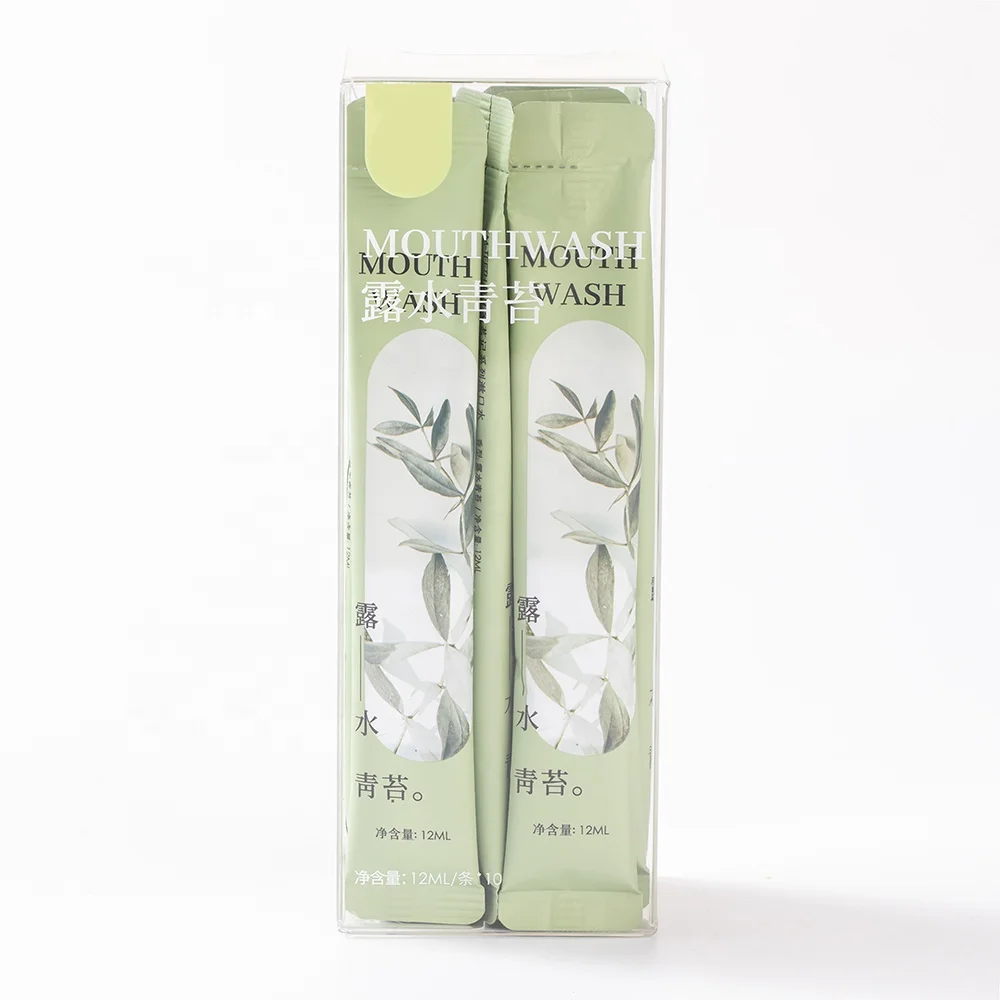 12 ml disposable mouthwash portable pocket travel size mini bar custom size suitable for sensitive teeth