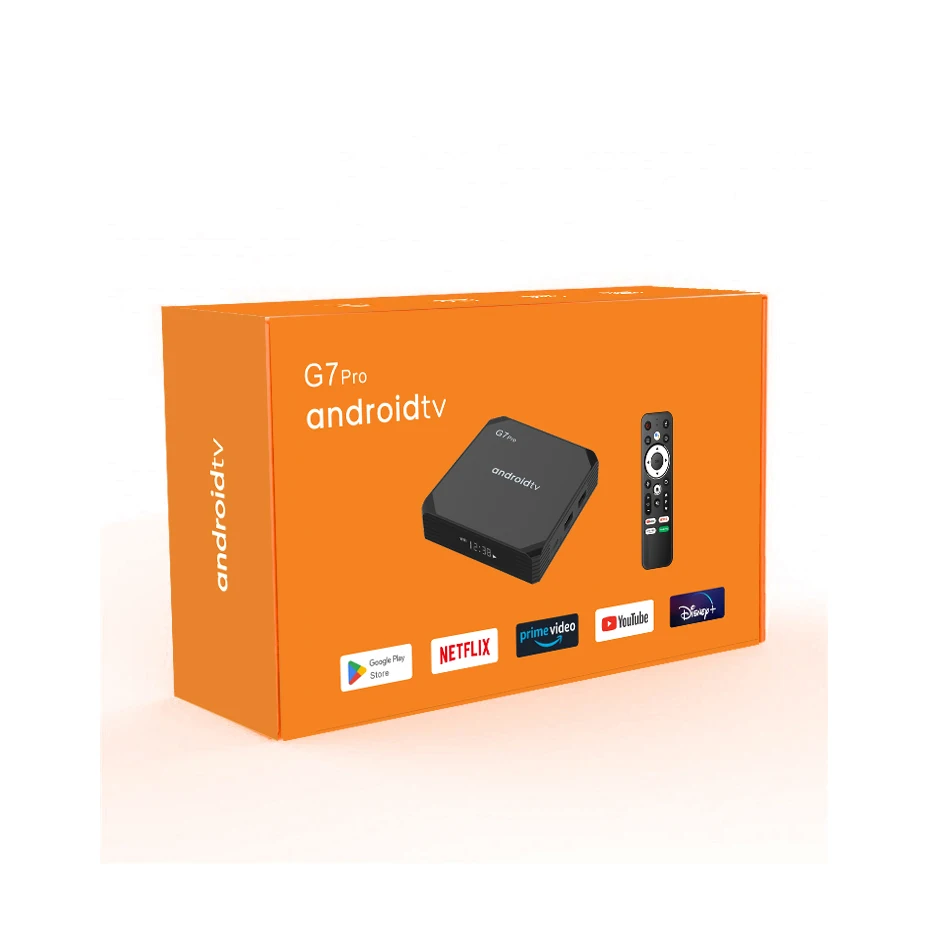 New wholesale Android 11.0 ATV best tv box G7 PRO BT 4.2 Wifi 2GB DDR 16GB set top digital tv box android TV Box