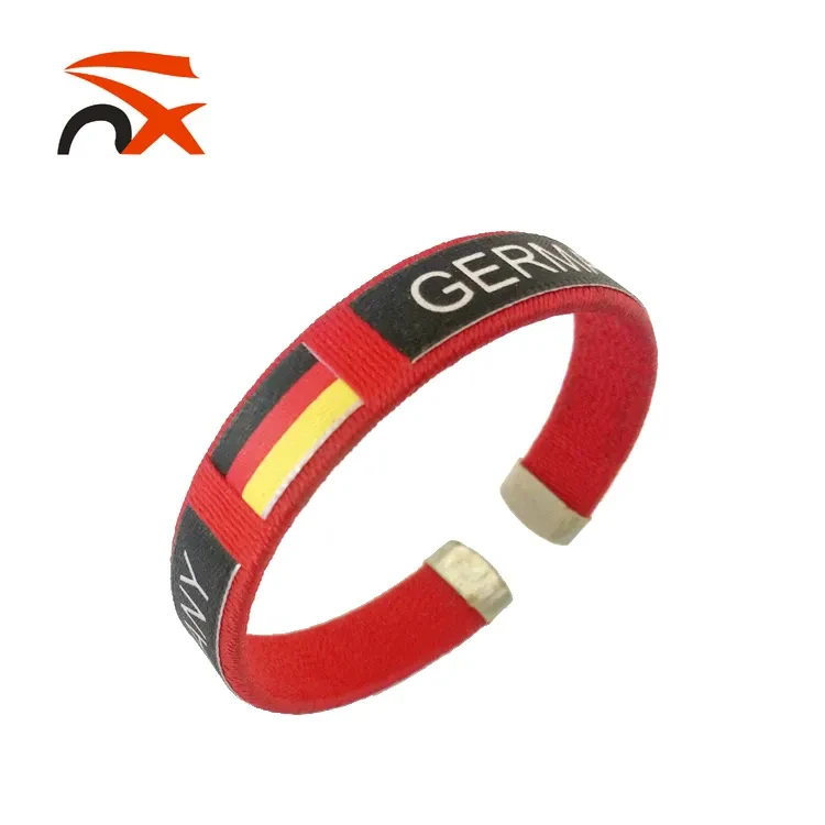 Promotion Custom Womens Men Fashion Print Brislet Palestine Flag Bracelets and Bangles