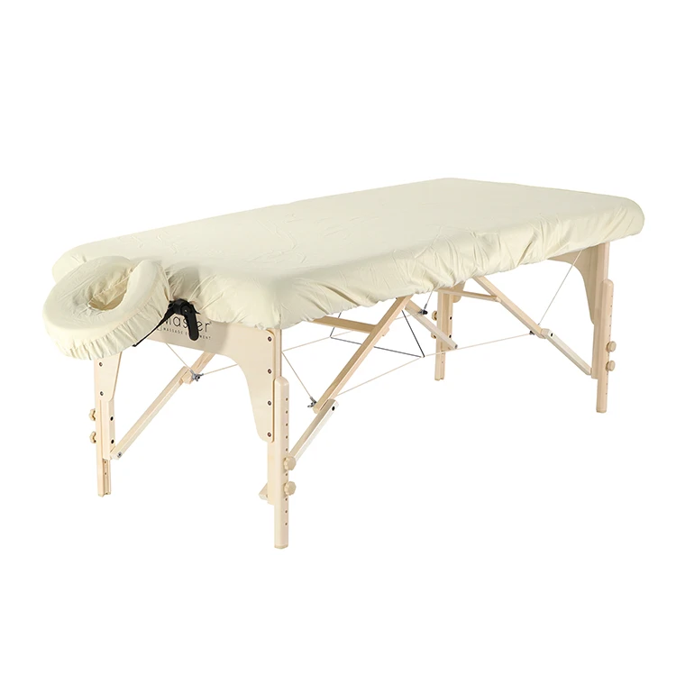 Factory Custom High Quality Universal 3 Pcs Super Soft 100% Cotton Flannel Massage Table Cover Spa Bed Sheet Set