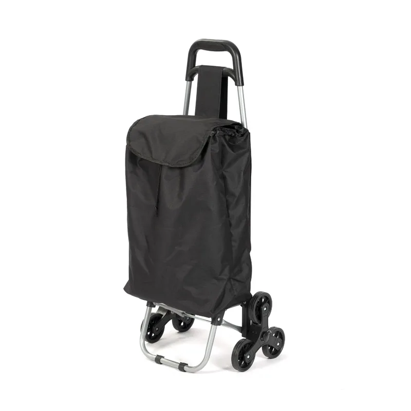 Hitree Direct Supply  New Design 600D Folding Aluminum Make Up Trolley Case Shopping Trolley with Wheels