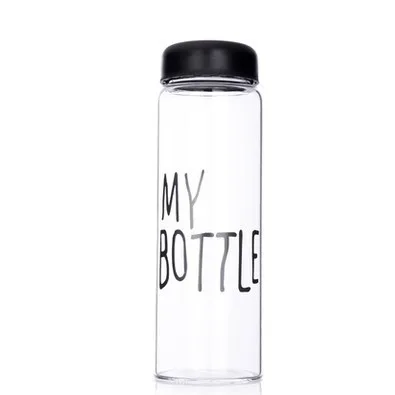 
Fashion Eco Friendly Portable Clear My Bottle Sport Plastic Glass Fruit Juice Water bottle 