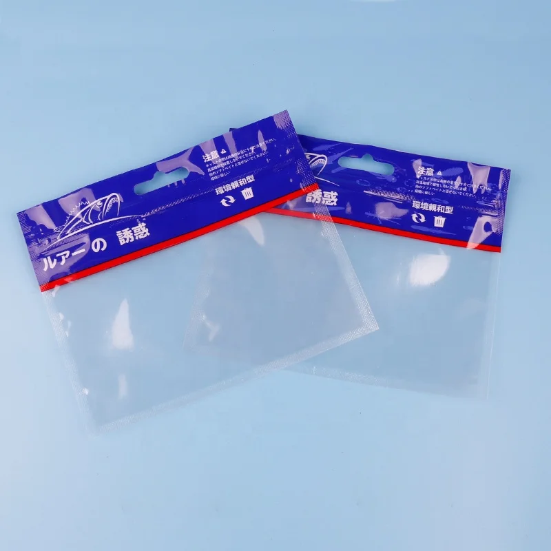 custom printed tackle zip lock fish bait worm bag with zipper bags for soft plastic fishing lure leaders printing logo