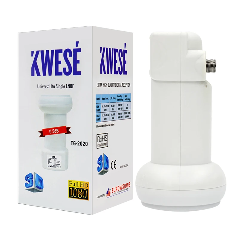 KWESE TG-2020 Новый цифровой спутниковый ресивер сильный ku-диапазон спутниковая тарелка скалярной кольцо для Lnb Премиум