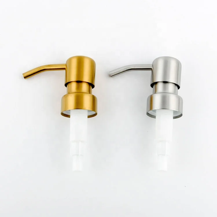 Factory Directly Supply Stainless Steel Soap Pump Hand Sanitizer Gel Lotion Bottle Pump For Lotion Pump Shampoo Bottle