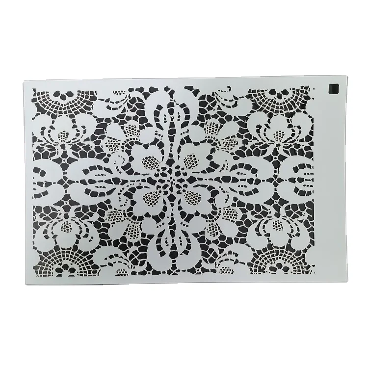 Cake Decorating Stencils Floral Cake Templates Decoration Molds Flower Edge Tools for Wedding Birthday Cake