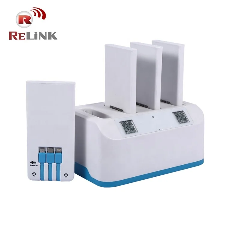 Smart Phone Rent External Battery Pack Sharing Mobile Charger Kiosk Power Bank Charging Station