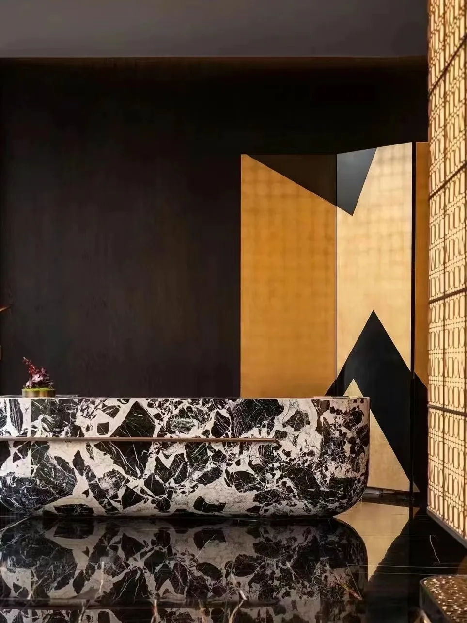 Natural Italy Black Marble Slab