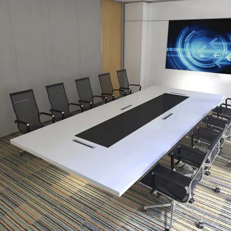 Новинка 2023 модный стол для собраний офисный круглый конференций на 10-20 мест