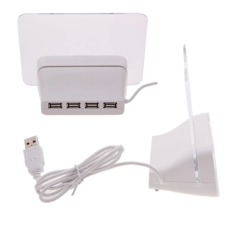 LED Green Blue Fluorescent Calendar Night Light Message Board Digital Alarm Clock