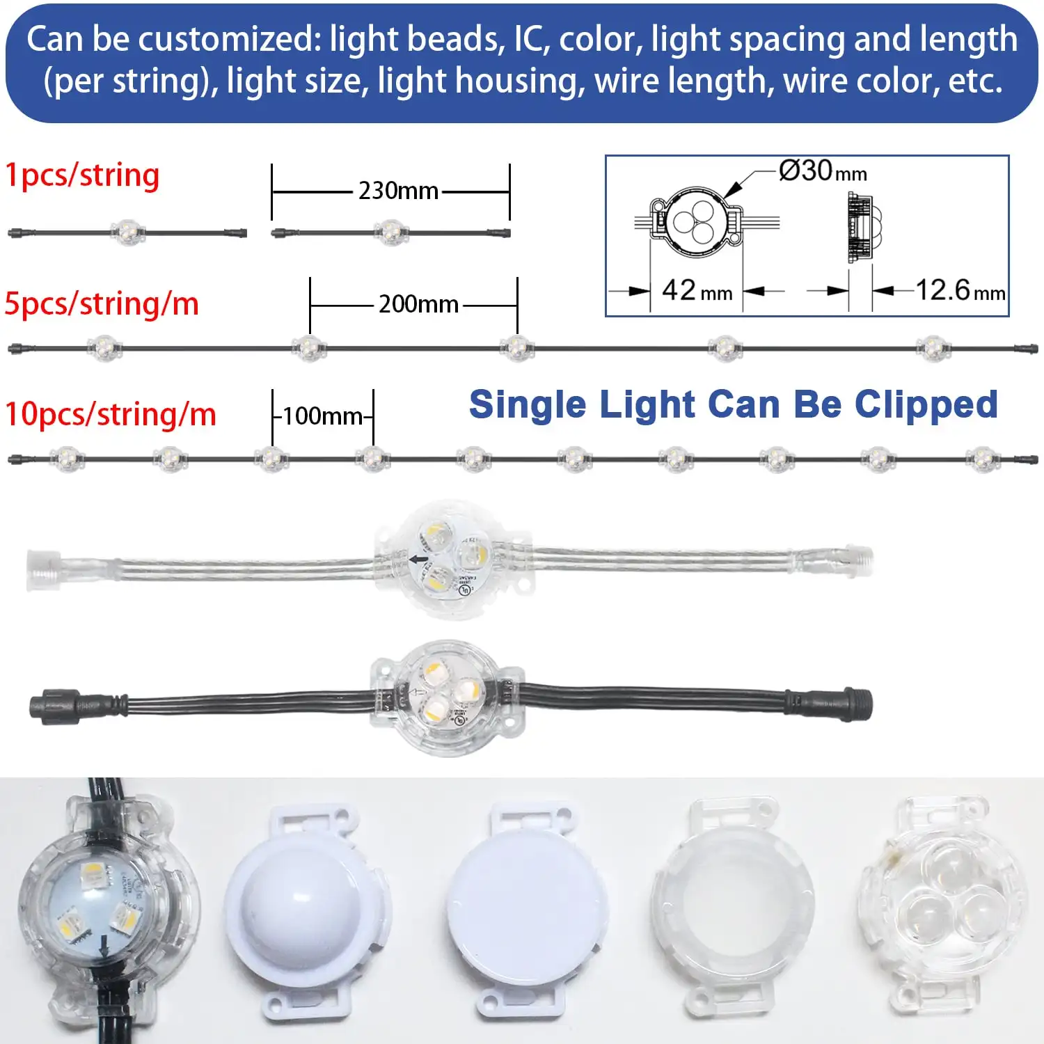 Постоянные Праздничные огни rgbw 12 В 24 светодиодные пиксельные точечные музыкальные синхронизаторы ip68 уличные перманентные Рождественские с треком
