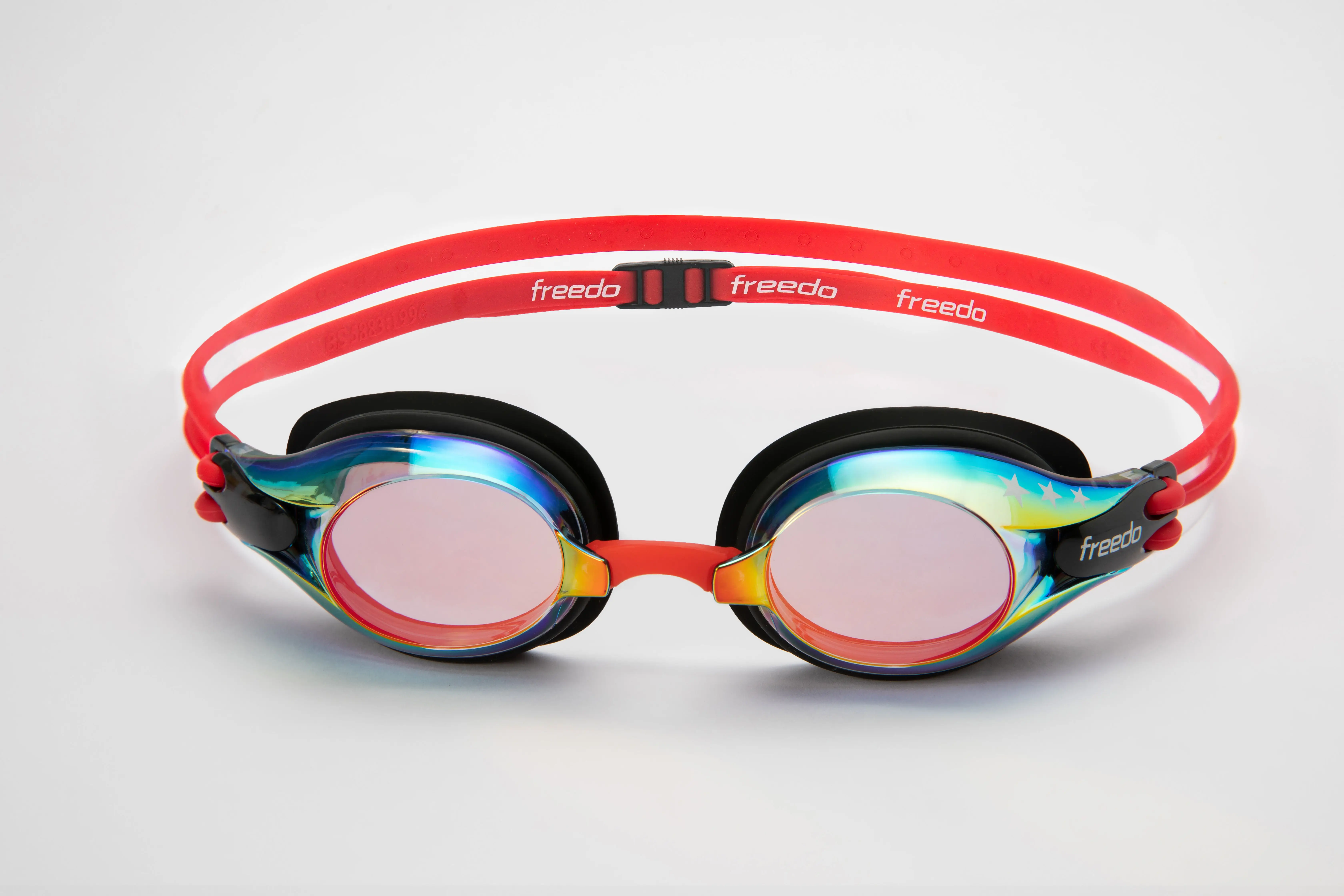 3-Pack  Anti-fog UV-protection Mirrored Coating Racing Training wholesale Swimming Goggles