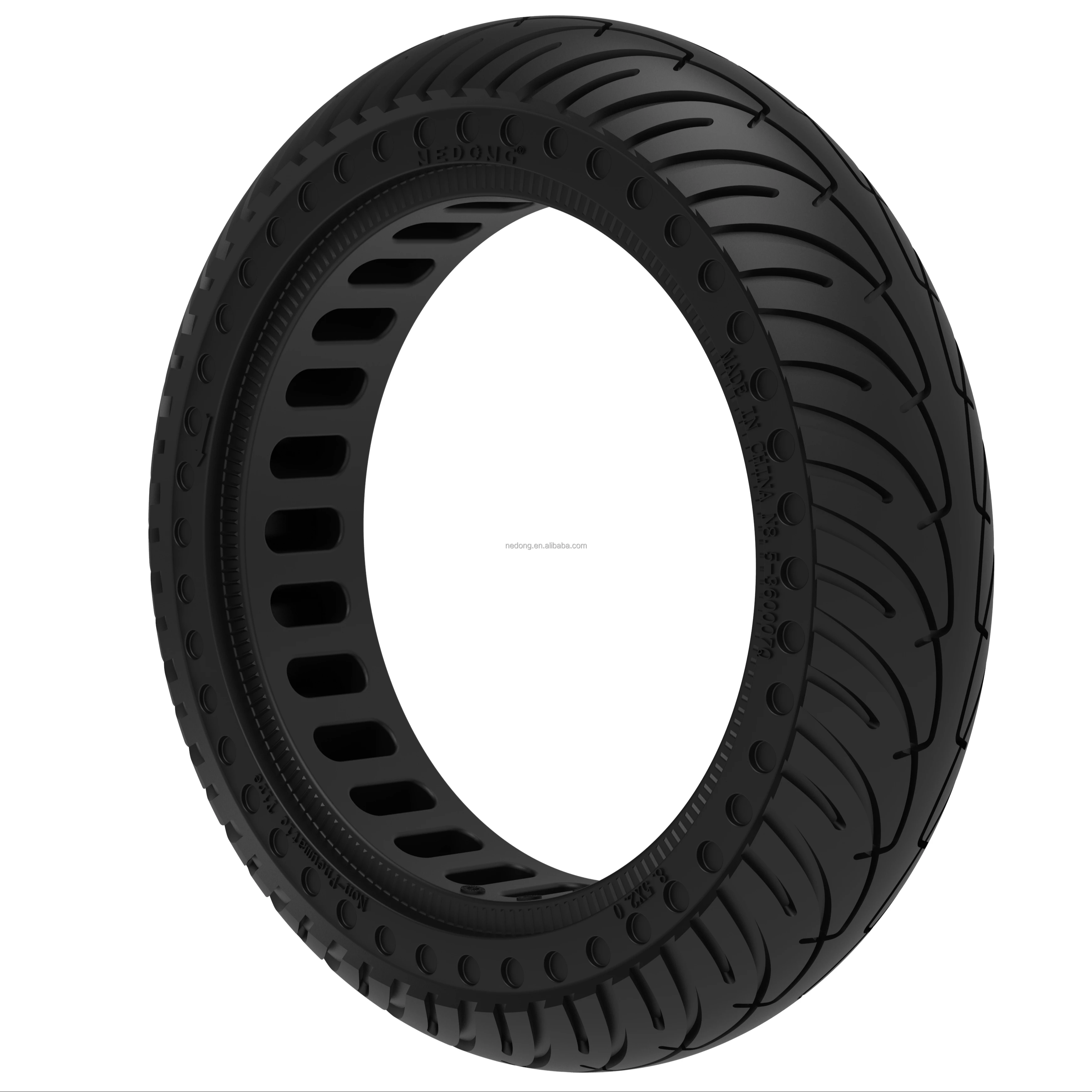 Nedong 8.5x2.0 Light&Elastic M365 scooter tires  wheel airless solid tire line honeycomb tyre for Xiaomi m365