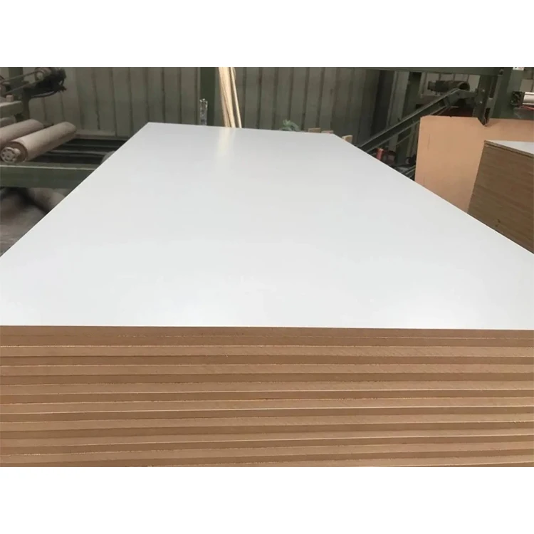 9mm melamine laminated mdf sheet board 18mm 5mm 3mm waterproof white melamine faced mdf furniture