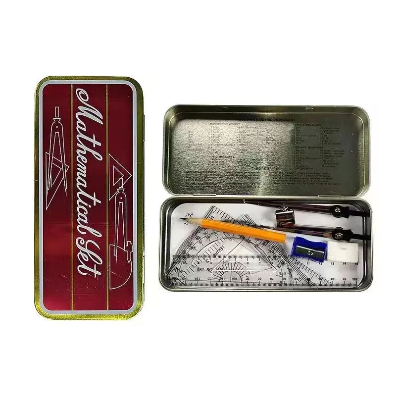 Africa School 10pcs instruments mathematical set,High quality hot sales geometry set, cheap price math set