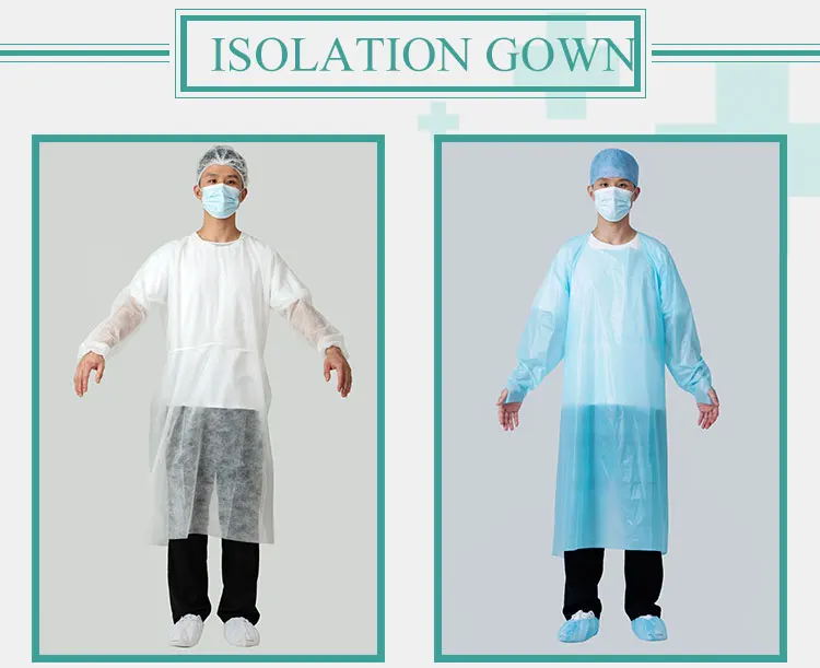 Rhycom factory wholesale hospital disposable isolation gown