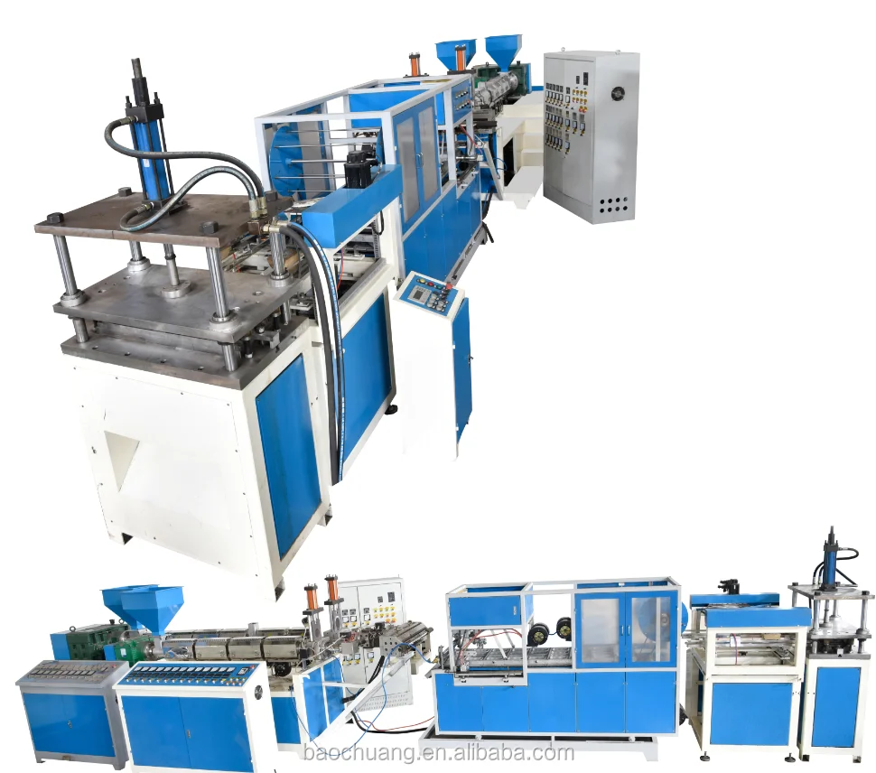 
biodegradable corn starch food container making machine 