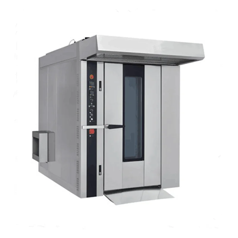 Commercial Bread Baking Oven Electrical Gas 32 Tray Rotary Oven For Bakery Rotating Baking Oven For Sale