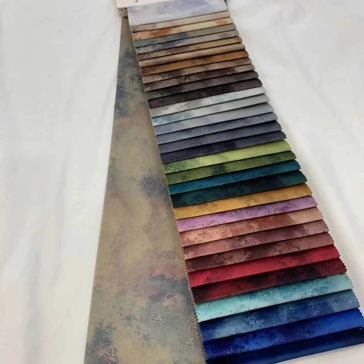 JL22104 -  new design custom velour fabric upholstery Holland velvet printed bonding with fleece back printed sofa fabric