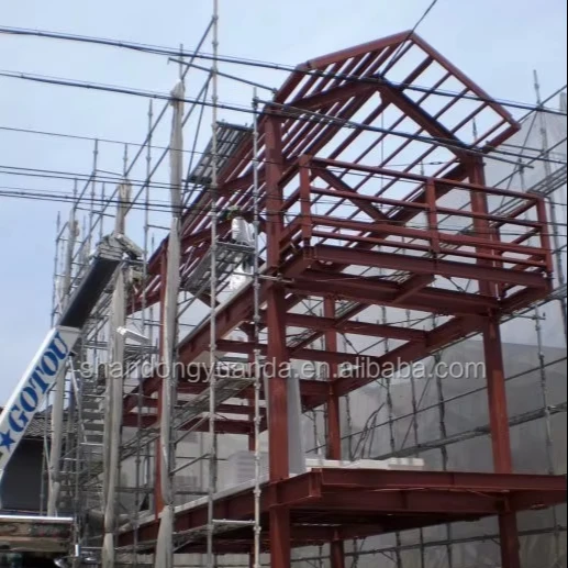 QingDao SINOMEGA Steel Structure Cheap prefabricated high many floors story rise steel structure building