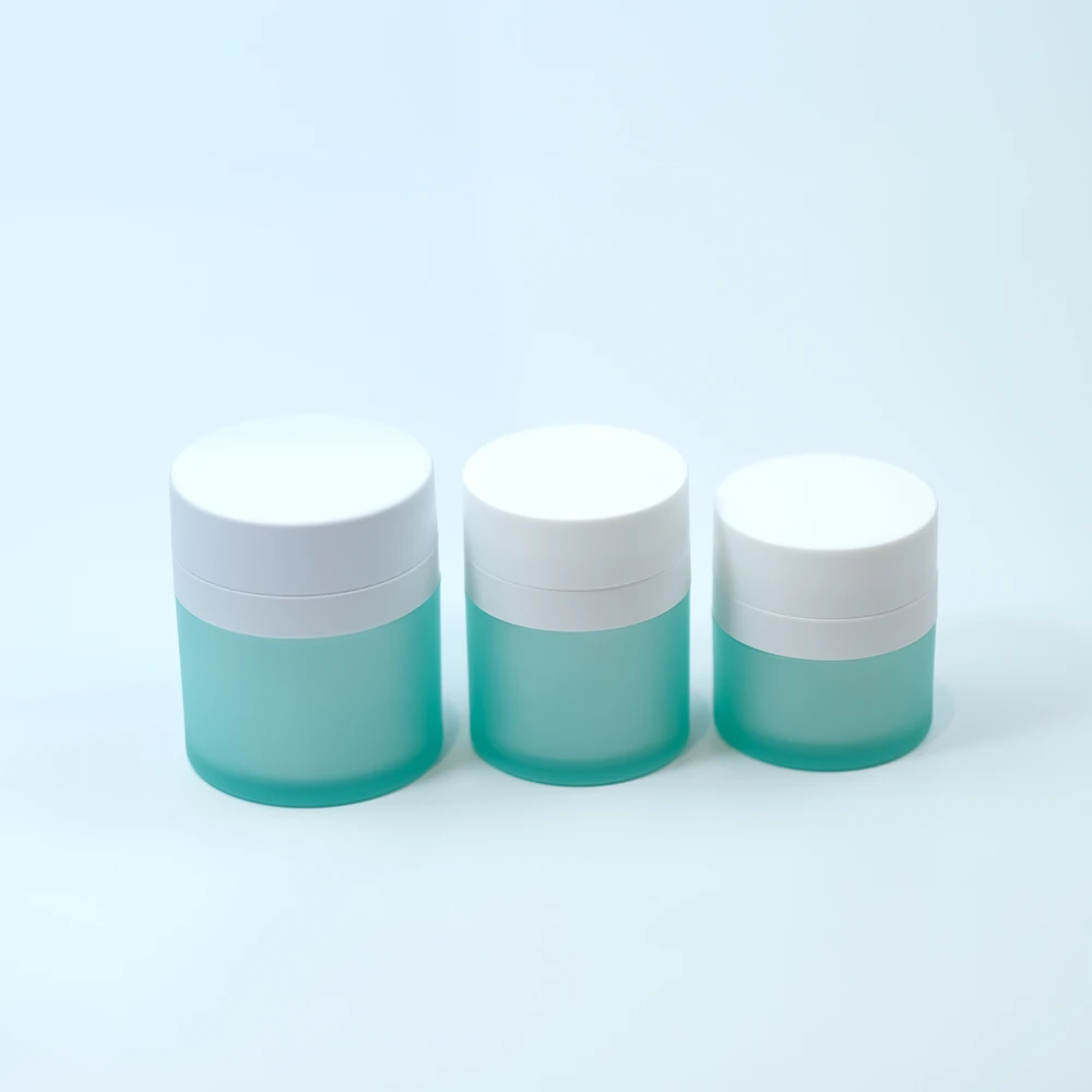 New 15ml 30ml 50ml cosmetic plastic vacuum jar  face cream acrylic airless pump container jar