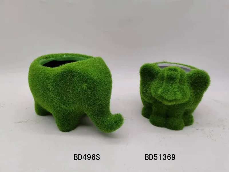Simulated Rabbit Flower Pot Planting Container Rabbit Flower pots Moss Rabbit Planter Home Succulent Easter Bonsai Pot
