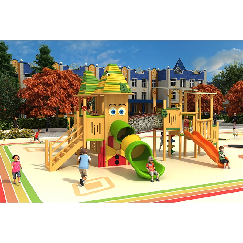 Children Outdoor Playground Equipment Letian made and design service one stand and  direct sells all the world