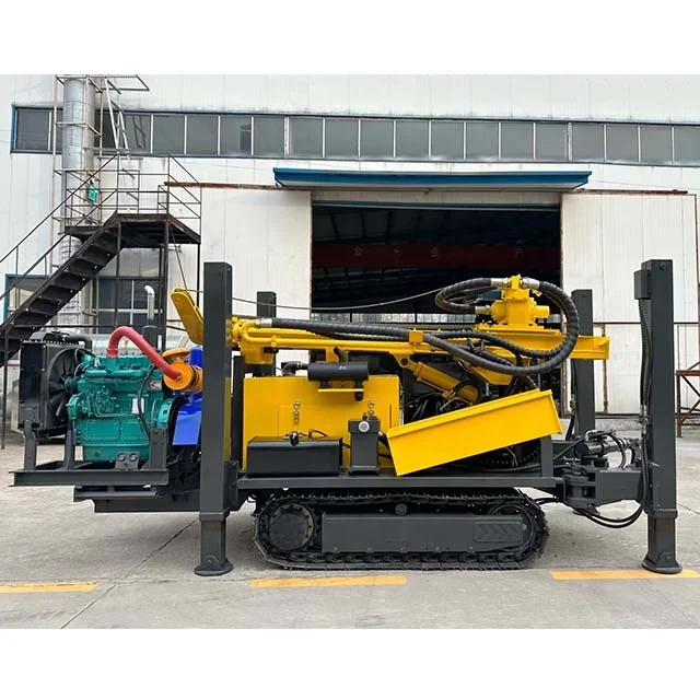 Factory price 200m 300m 400m 600m crawler-mounted hydraulic water well drilling rigs for sale borehole drilling machine