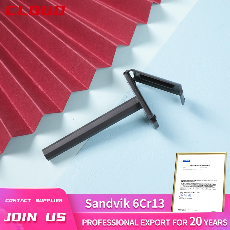 Blades Razor Gold Stainless Steel Sale Butterfly Black Plastic Holder Edge Body Head manufacturer