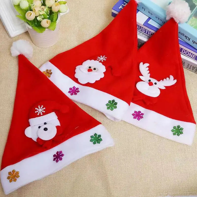 Оптовая продажа, Праздничные рождественские украшения, Рождественская мини-шляпа с подсветкой