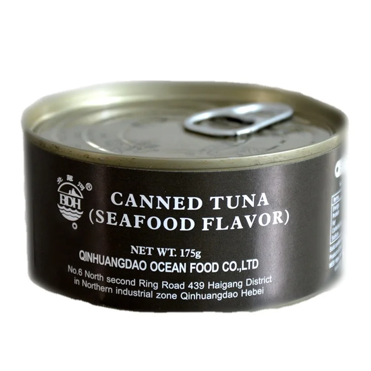 175g Canned Tuna Seafood Flavor Fish Camping Healthy Emergency Can Food