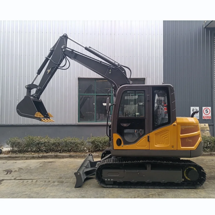 Excavators Mini 6 Ton Tractor Excavator Factory 6 ton 7 ton 8 ton hydraulic crawler excavator price for sale ready in warehouse