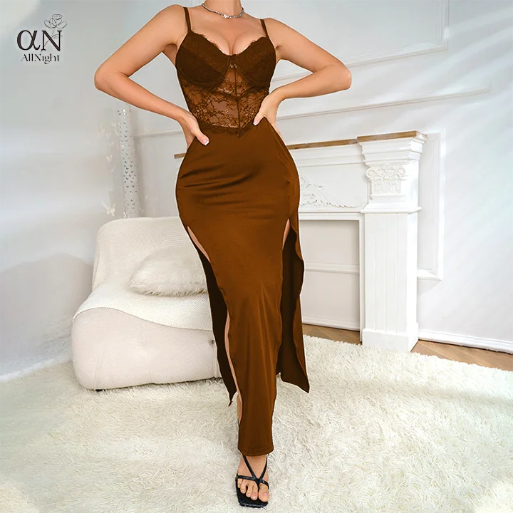 Custom Logo Erotic Transparent Pajamas Women Sleepwear Lace Teddy Baby Doll Babydoll Sexy Lingerie Long Night Dresses For Woman