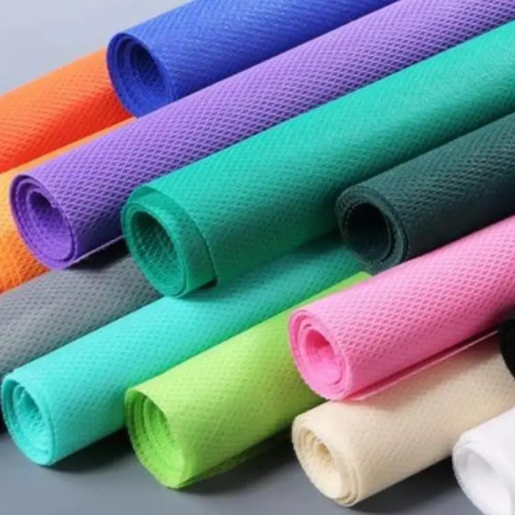 China 10-250gsm pp nonwoven spunbond fabric for sale with pp fabric rolls stock