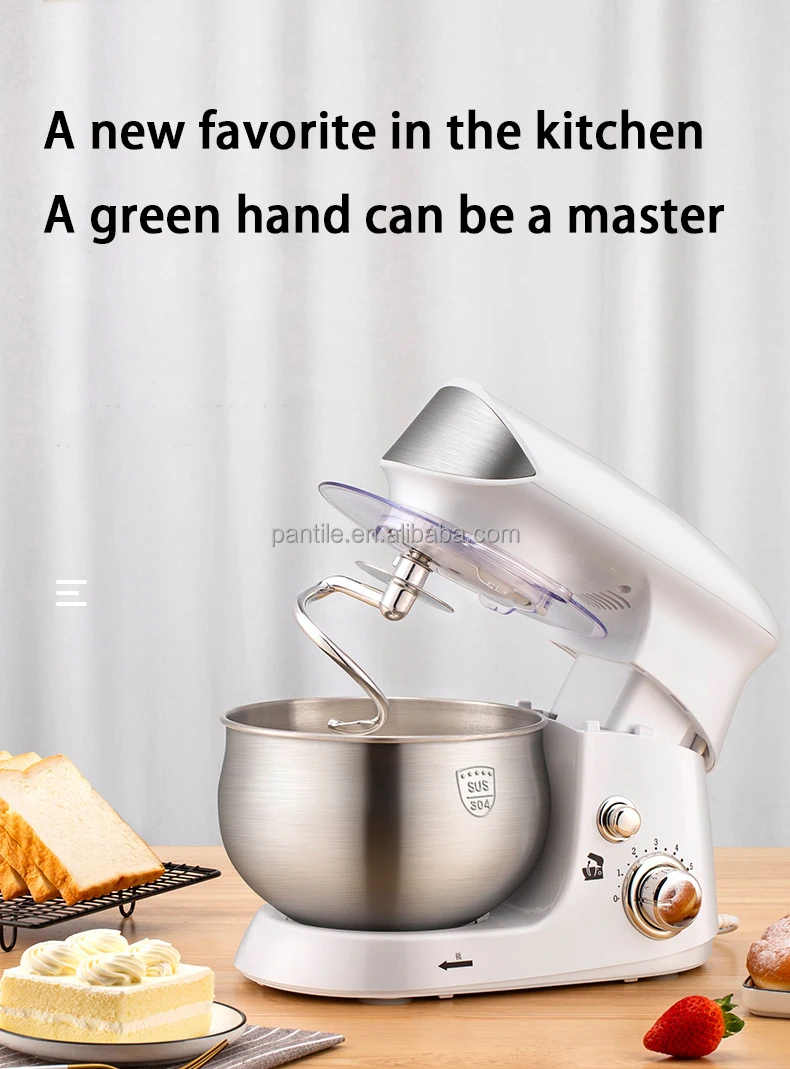 Cocina Kitchen Mixer Blander Robots De Cuisine Cocina Electrica Electrodomestico Cake Ss Bowl Stand Food Mixers