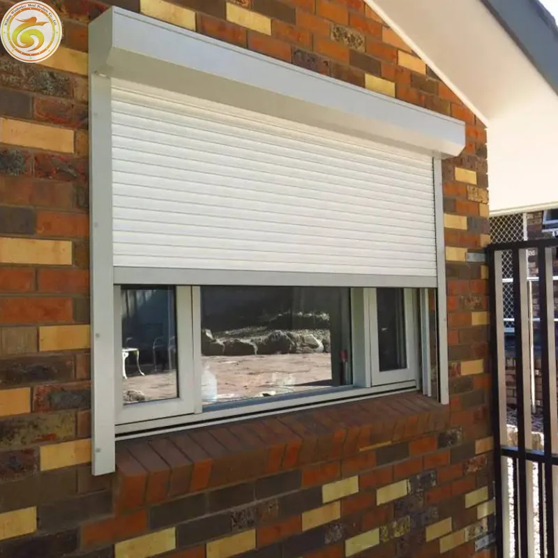Roller aluminum sliding door tracks and roller aluminum profiles roller shutter door