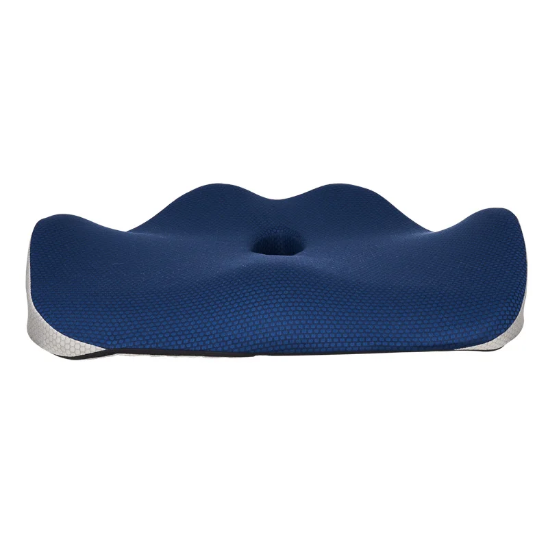 Seat cushion pressure relief and comfort memory foam seat cushion and lumbar back cushion for office chair