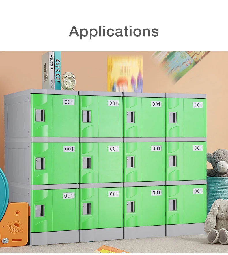 Hot Selling Gym Swimming Pool Sports Locker Dorm Abs Plastic Customized lockers worker lockers