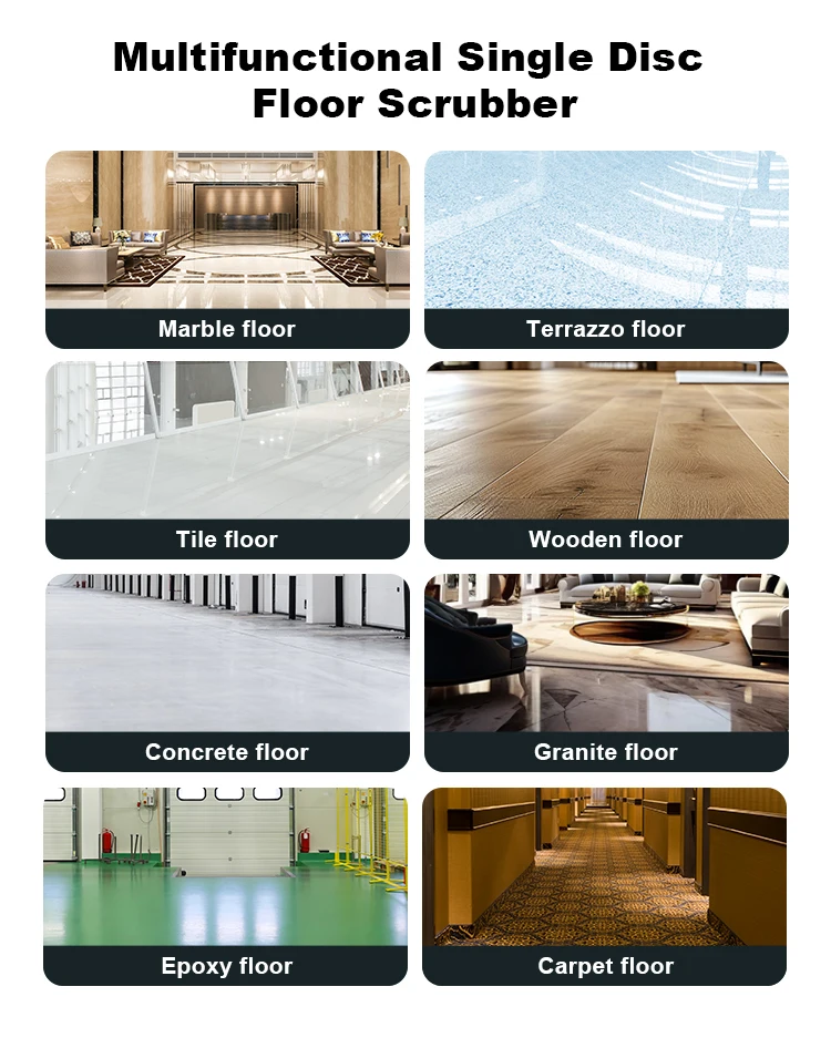 FM20 20 Inch 2 hp Floor Scrubber Floor Cleaning Machine, Floor Polishing Carpet Cleaning Machine, Floor Scrubbing Machine