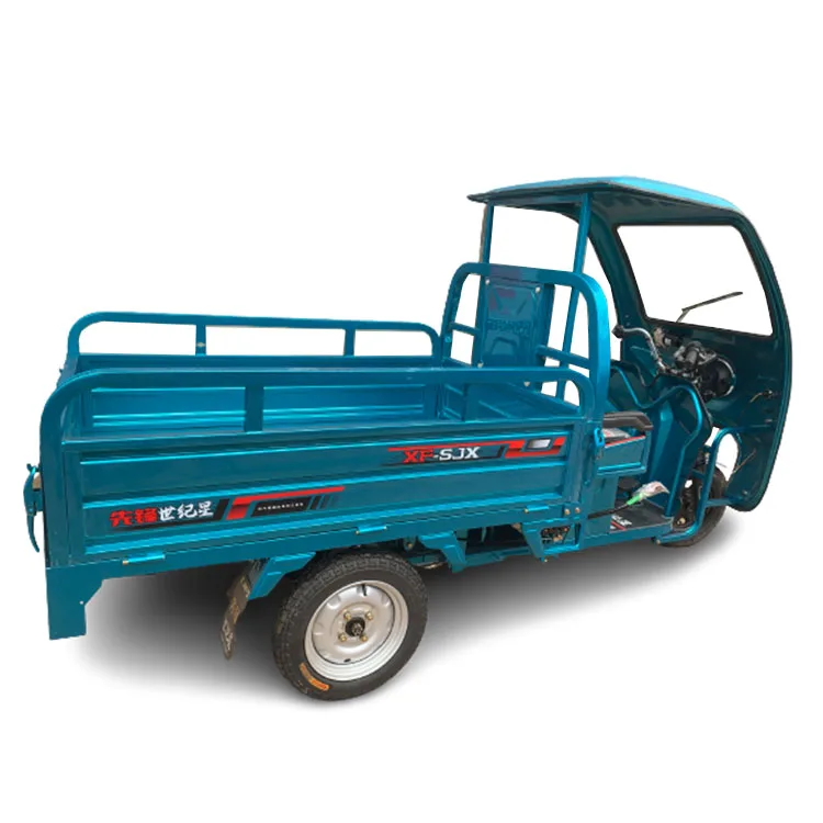 New Energy Trike Factory Customized Big Power Tricycle Adult with Roof