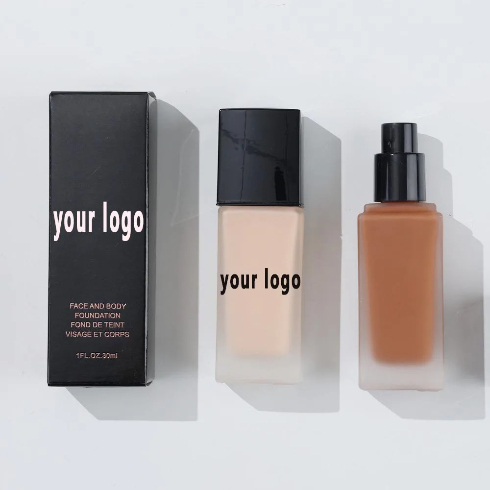 New Arrival Makeup Face&Body Foundation Order 50pcs get 50pcs free private label liquid foundation free sample