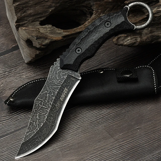Охотничий нож K10, Военный Боевой клинок из композитного волокна, для выживания, кемпинга