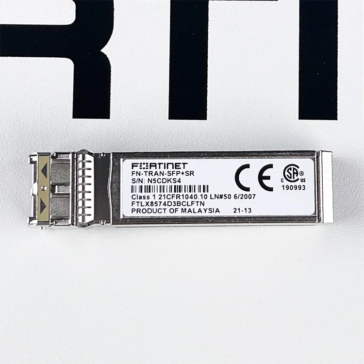 Fortinet 10GBase-SR SFP+ Optical Transceiver FN-TRAN-SFP+SR