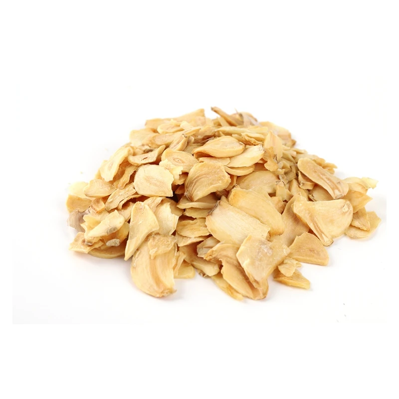 Plastic Packaging Fried Garlic Flakes Manufacturers Made Dry Garlic Slice