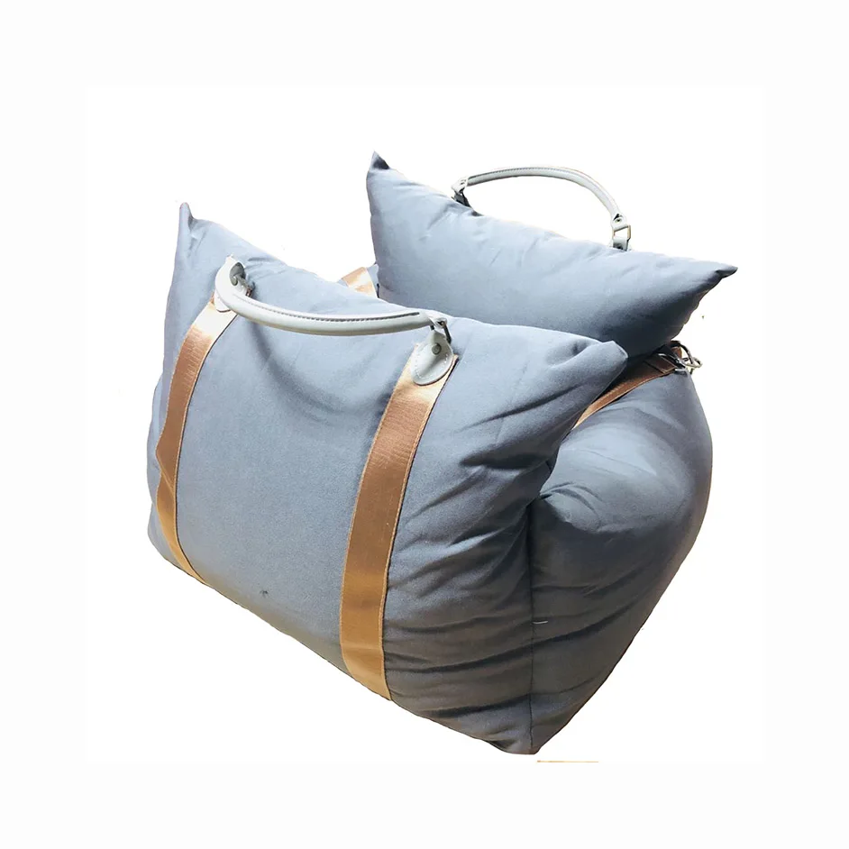 Dog Car Seat Cover Folding Hammock Pet Carriers Bag Carrying For Dog  dog in front seat of car