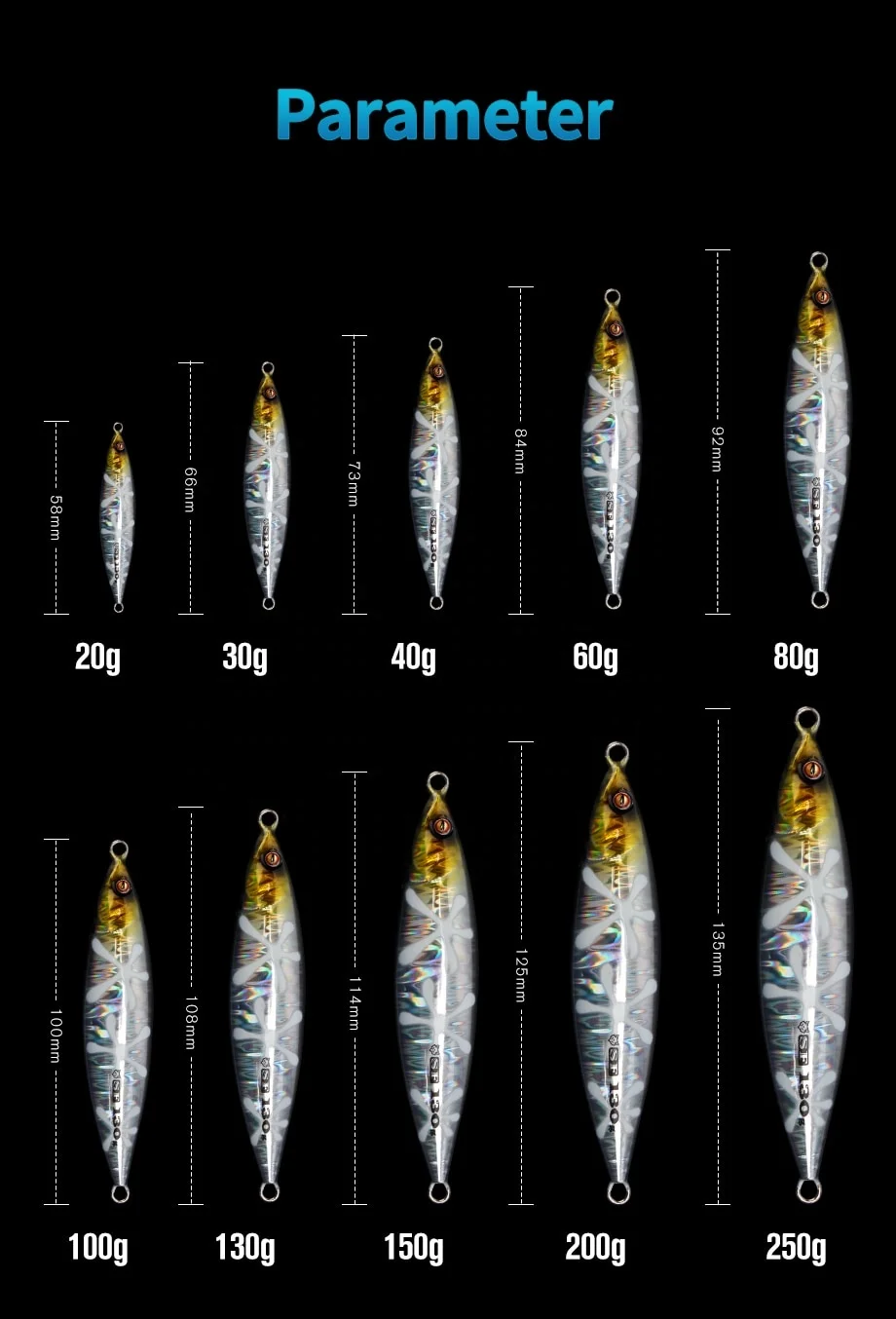 80g UV Coated Super Long Cast Speed Fall Metal Jigging Lures Pesca Isca Fishing Jigs Baits Lures For Saltwater