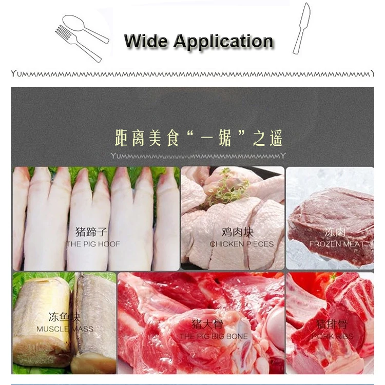 Hot Sale Professional Stainless Steel Bone Saw Chicken Cutter Beef Frozen Meat Bone Meat Cutting Machine