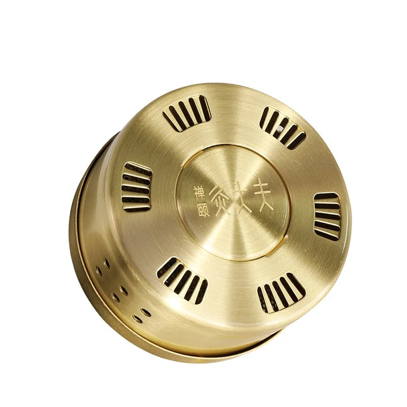 Smokeless Upgraded Pure Copper Moxa Box Moxibustion Therapy Moxa Stick Burner Box