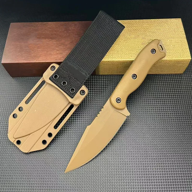 New High Quality Fixed Blade Small Bushcraft Survival Hunting Utility Knife with Sheath