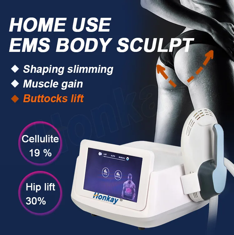 High Quality Portable Ems Muscle Stimulator Beauty Machine Ems 7 Tesla Science Shaping 1 Handle Body Sculpting Machine